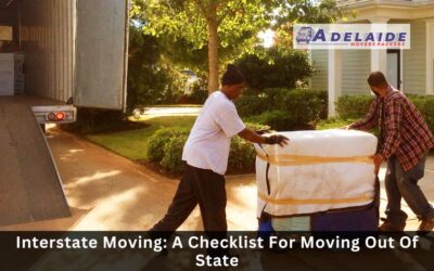Interstate Moving: A Checklist For Moving Out Of State