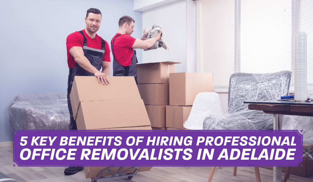 5 Key Benefits of Hiring Professional Office Removalists in Adelaide