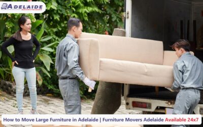 How to Move Large Furniture in Adelaide | Furniture Movers Adelaide Available 24×7